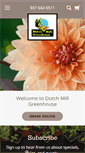 Mobile Screenshot of dutchmillgreenhouse.com